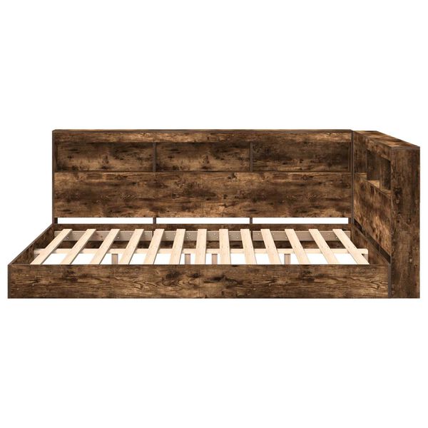 vidaXL Bokhylla S&auml;ng R&ouml;kf&auml;rgad ek 140 x 200 cm Konstruerat tr&auml;