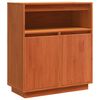 vidaXL Sideboard Vaxbrun 70 x 34 x 80 cm Massiv furu
