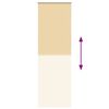 vidaXL Rullgardin m&ouml;rkl&auml;ggningsbar beige 70x230 cm tyg bredd 65,7 cm