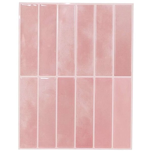vidaXL Rektangul&auml;ra plattor 10 pcs Rosa 29 x 23 x 0,08 cm