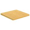 vidaXL Bordsskiva 50x50x2,5 cm bambu