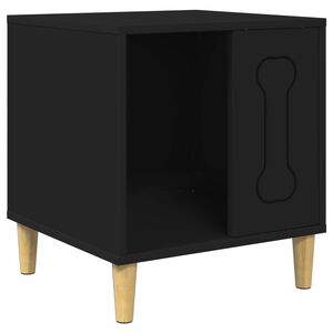 vidaXL Hundhus Svart 44 x 42 x 49 cm Konstruerat tr&auml;