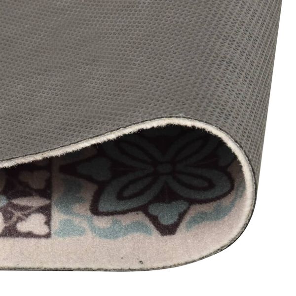 vidaXL Köksmatta maskintvättbar mosaik 45x150 cm