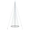 vidaXL LED Julgran med 555 LED-lampor med stativ Kallvit 500 cm Metall