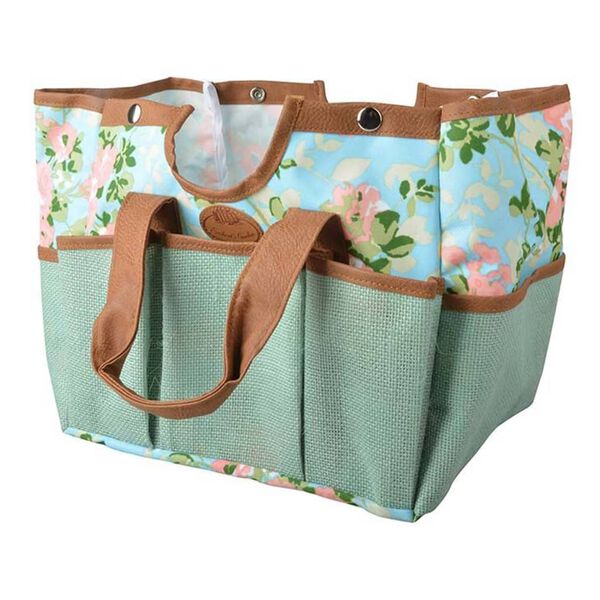 Esschert Design Trädgårdspall med förvaring rosor