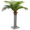 vidaXL Konstgjord palm 6 blad 100 cm gr&ouml;n
