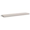 vidaXL B&auml;nk kudde SOEST 100% Polyester Vit 200 x 40 x 8 cm