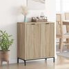 vidaXL Sideboard Sonoma-ek 69,5 x 33 x 82 cm Konstruerat tr&auml;