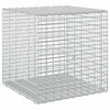 vidaXL Gabion med 3,5 mm tr&aring;d och 5x2,5 cm n&auml;t 50x50x50 cm