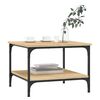 vidaXL Soffbord sonoma-ek 55x55x40 cm konstruerat tr&auml;