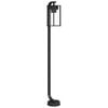 vidaXL Utomhusgolvlampa svart 100 cm rostfritt st&aring;l