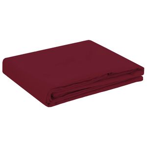 vidaXL Bordduk Fyrkantig Vinr&ouml;d 110 x 110 cm Polyester