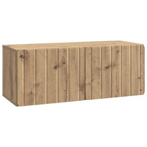 vidaXL V&auml;ggmonterad TV-b&auml;nk V&auml;ggmonterad Artisan-ek 78,5 x 31 x 30 cm