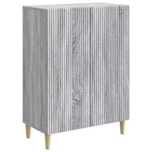 vidaXL Sideboard Gr&aring; sonoma-ek 66 x 34,5 x 90 cm Konstruerat tr&auml;