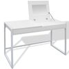 vidaXL Sminkbord vitt