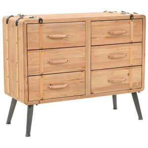 vidaXL Byr&aring; massivt grantr&auml; 91x35x73 cm