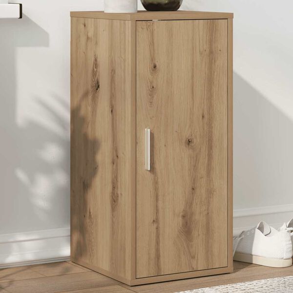 vidaXL Skoskåp artisan ek 32x35x70 cm konstruerat trä