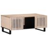 vidaXL Soffbord vit 100x55x40 cm massivt mangotr&auml;