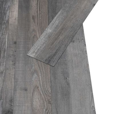 vidaXL Ej självhäftande PVC-golvplankor 5,26 m² 2 mm industriellt trä