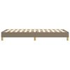 vidaXL Boxspring-s&auml;ngram Taupe 90x190 cm tyg