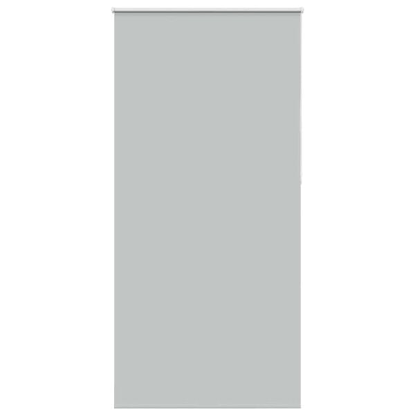 vidaXL Rullgardin m&ouml;rkl&auml;ggning ljusgr&aring; 95x210 cm tyg bredd 90,7 cm