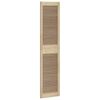 vidaXL Sk&aring;pd&ouml;rr 2 pcs Naturf&auml;rg 170 x 2,1 x 39,5 cm Massiv furu