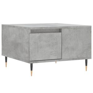 vidaXL Soffbord betonggr&aring; 55x55x36,5 cm konstruerat tr&auml;