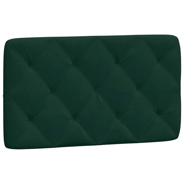 vidaXL Headboard Cushion Dark Green 80 cm Velvet