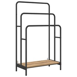 vidaXL Kl&auml;dst&auml;llning Artisan Ek 60 x 30 x 100,5 cm Konstruerat tr&auml;