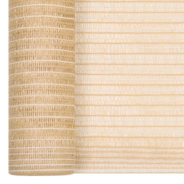 vidaXL Insynsskyddsn&auml;t beige 1,5x50 m HDPE 75 g/m&sup2;