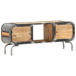 vidaXL Tv-b&auml;nk 110x30x42 cm massivt mangotr&auml;