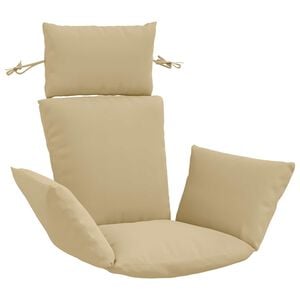 vidaXL Adirondack Kudde PUTTEN 100% Polyester Beige 60 x 145 x 10 cm