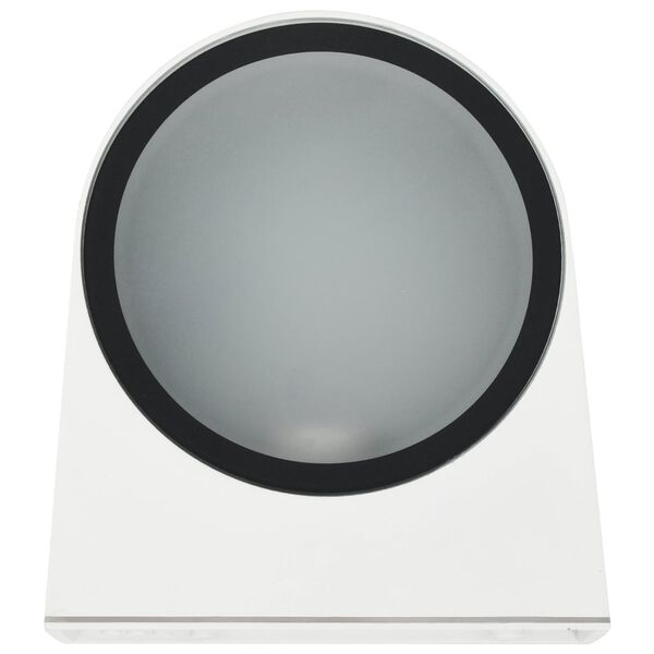 vidaXL Utomhusvägglampa 2 st 11 W vit rund