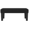 vidaXL Bänk svart 70x30x30 cm tyg
