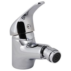 vidaXL Bid&eacute;blandare 2 st krom