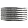 vidaXL Odlingsl&aring;da galvaniserat st&aring;l 620x80x36 cm silver