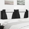 vidaXL Headboard Cushion "Viana" Black and White 180 cm Faux Leather