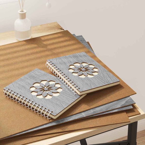 vidaXL Dekorpaneler 50 pcs Gr&aring; Sonoma 40 x 60 x 0.27 cm