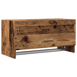 vidaXL Garderob &aring;ldrat tr&auml; 70x32,5x35 cm konstruerat tr&auml;