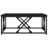 vidaXL Soffbord svart 70x70x30 cm konstruerat trä