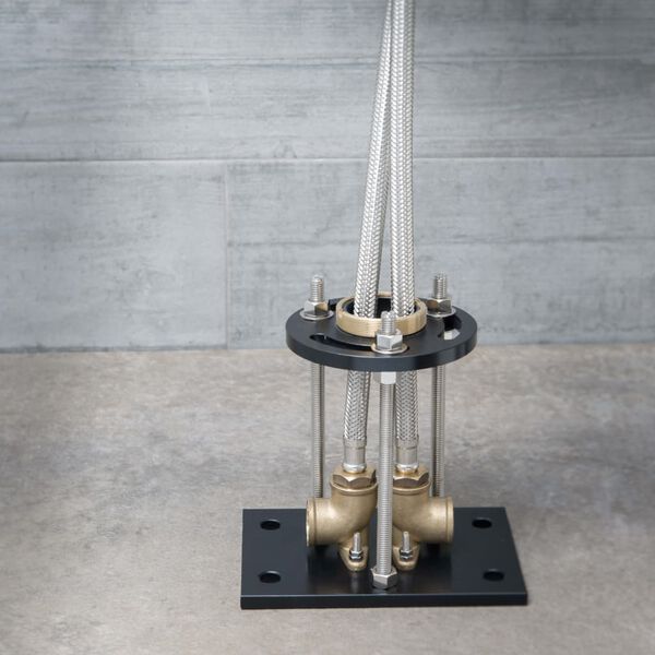 SCH&Uuml;TTE Badkarsblandare med dusch set CORNWALL krom