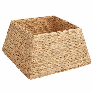 vidaXL Jultr&auml;dskrage Fyrkantig Naturlig 50 x 50 x 25 cm Vattenhyacint