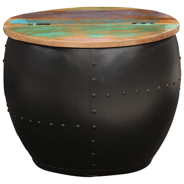 vidaXL Soffbord 53x43 cm massivt återvunnet trä