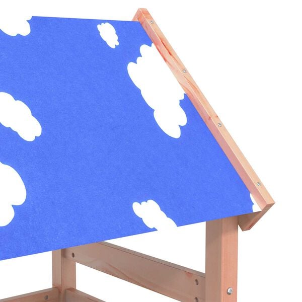 vidaXL Lekstapel Brun 52,5 x 110,5 x 215 cm Massiv Douglas-tr&auml;