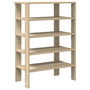 vidaXL Skohylla sonoma-ek 61x32x87,5 cm konstruerat tr&auml;