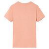 T-shirt för barn ljus orange 128