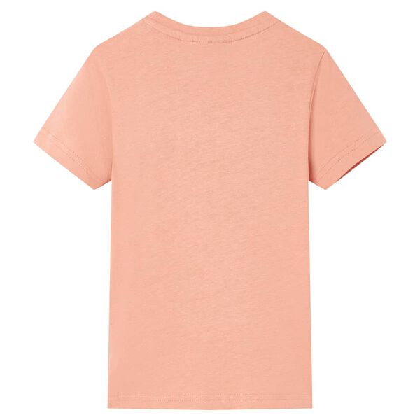 T-shirt för barn ljus orange 128