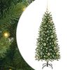 vidaXL Konstgjord julgran Gr&ouml;n 120 cm PE och PVC
