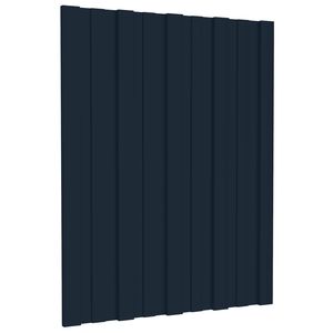 vidaXL Takpanel 12 st Antracit 60 x 45 cm Galvaniserat st&aring;l
