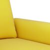 vidaXL Soffgrupp med kuddar 2 delar gul sammet